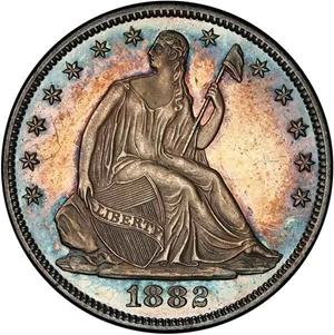 image for: 50C 1882 PCGS PR64 CAM CAC