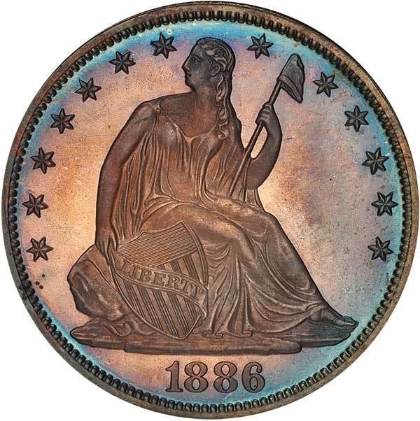 image for: 50C 1886 PCGS PR66+ CAC