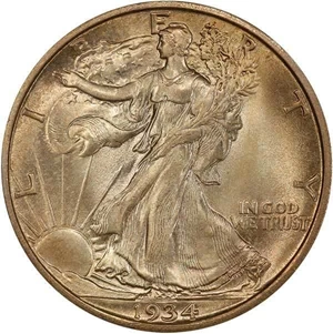 image for: 50C 1934-S PCGS MS67