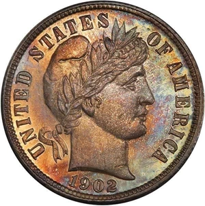 image for: 10C 1902 PCGS PR66 CAC