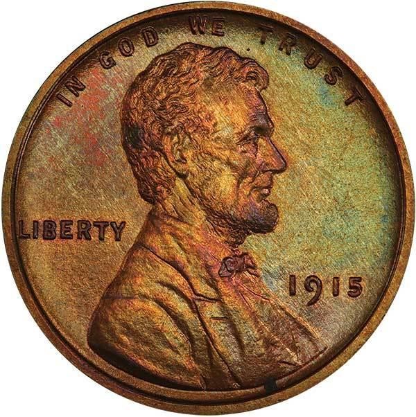 image for: 1C 1915 PCGS PR65 RB CAC