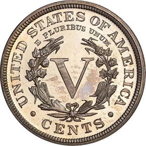 image for: 5C 1891 PCGS PR66 CAM