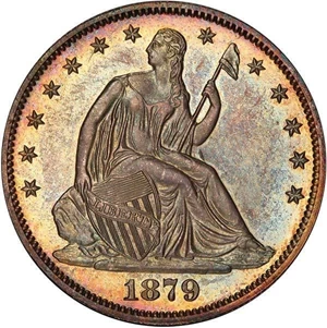 image for: 50C 1879 PCGS PR65+ CAC