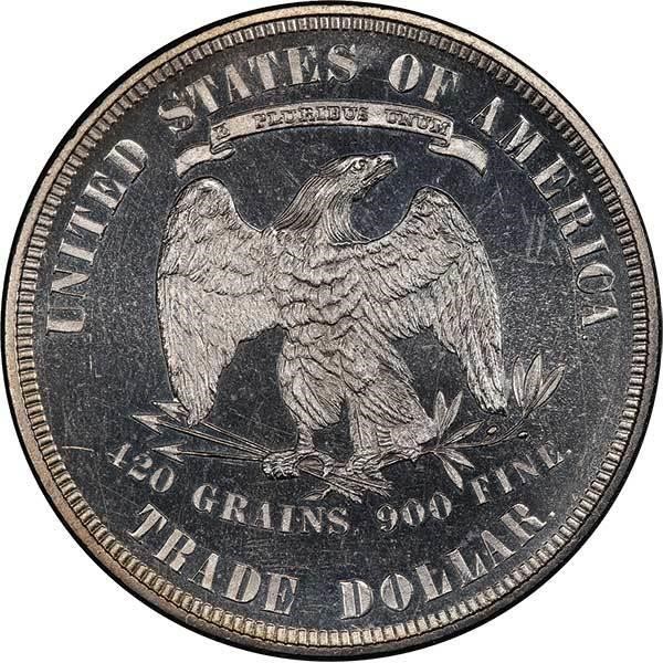image for: T$1 1875 TRADE. PCGS PR64+ CAM CAC