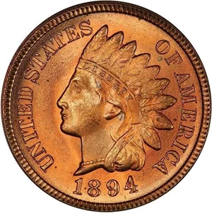 image for: 1C 1894 PCGS MS66+ RD
