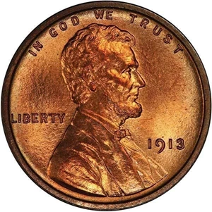 image for: 1C 1913 PCGS PR66 RD CAC