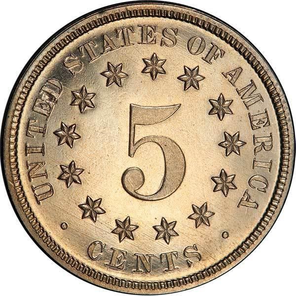 image for: 5C 1870 PCGS PR66 CAM CAC