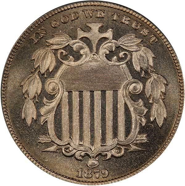 image for: 5C 1879/8 PCGS PR66 CAM CAC