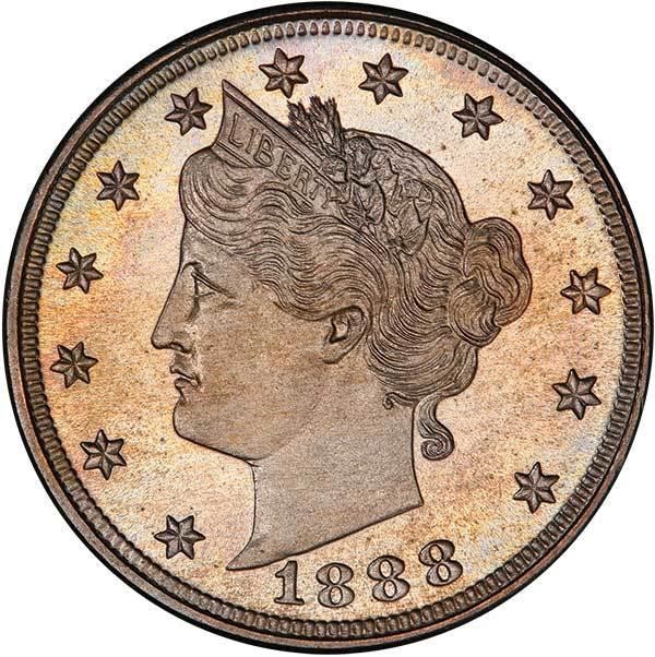 image for: 5C 1888 PCGS PR66+ CAC