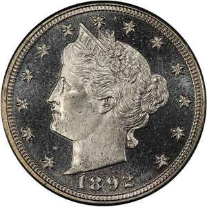 image for: 5C 1892 PCGS PR66+ CAM CAC
