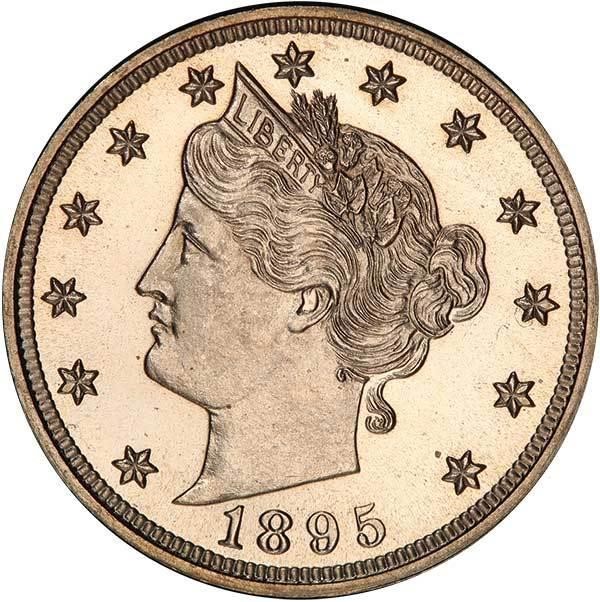 image for: 5C 1895 PCGS PR66+ CAC