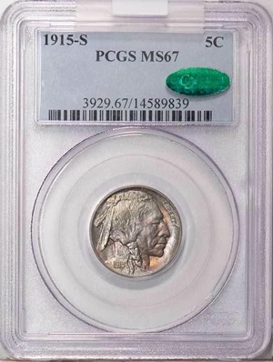 image for: 5C 1915-S PCGS MS67 CAC