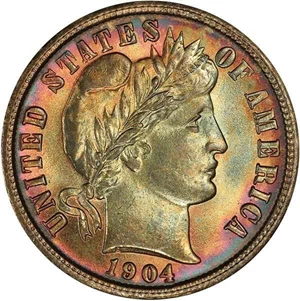 image for: 10C 1904 PCGS MS66+