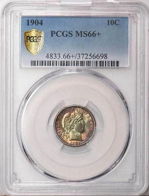 image for: 10C 1904 PCGS MS66+