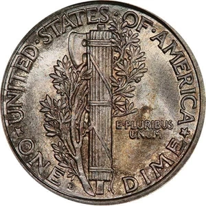 image for: 10C 1921-D PCGS MS66 FB