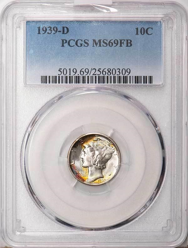 1939-D 10c MS FB MS69 FB thumbnail 10