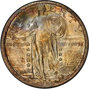 image for: 25C 1924-S PCGS MS66 CAC