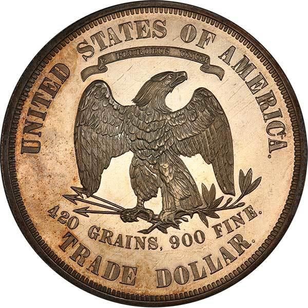 image for: T$1 1874 PCGS PR64 CAM CAC