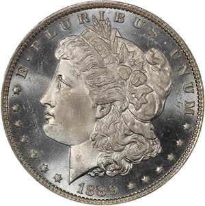 image for: $1 1889-O PCGS MS65+ PL CAC
