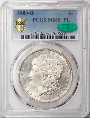 image for: $1 1889-O PCGS MS65+ PL CAC