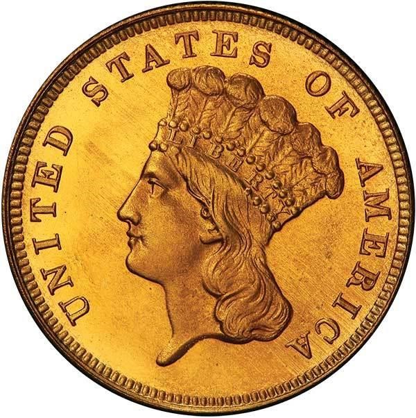 image for: $3 1888 PCGS PR65 CAM