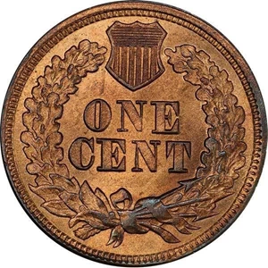 image for: 1C 1864 L ON RIBBON. PCGS MS66 RB CAC
