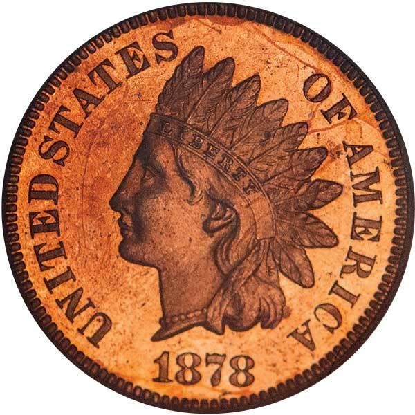 image for: 1C 1878 PCGS PR65 RD CAM CAC