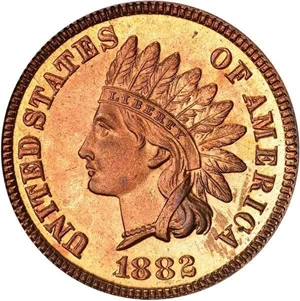 image for: 1C 1882 PCGS PR65 RD CAC