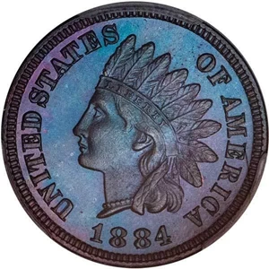 image for: 1C 1884 PCGS PR66+ BN CAC