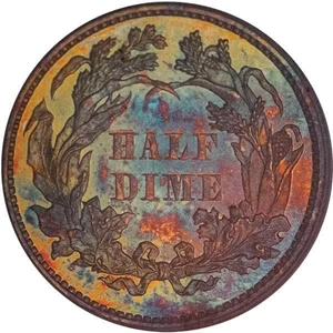 image for: H10C 1861 PCGS PR65 CAM CAC