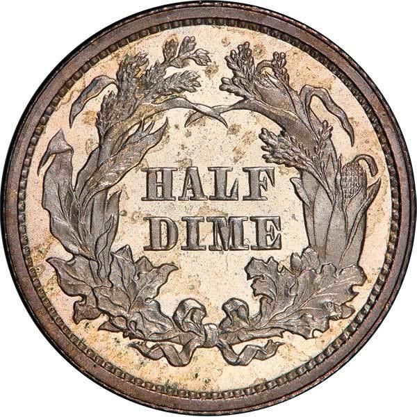 image for: H10C 1864 PCGS PR65 CAM CAC