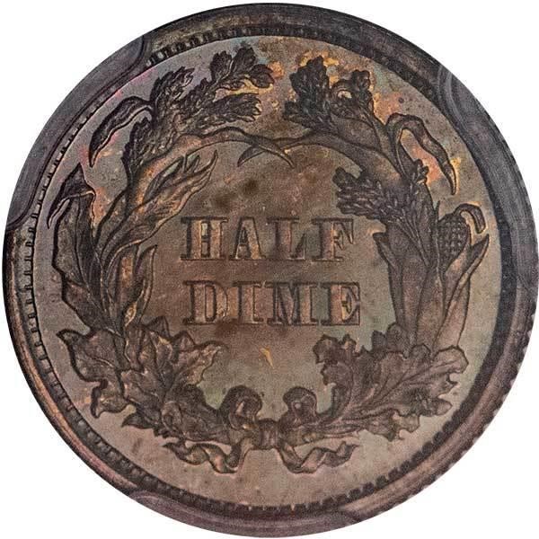image for: H10C 1868 PCGS PR66 CAM CAC