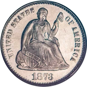 image for: H10C 1873 PCGS PR66 CAM