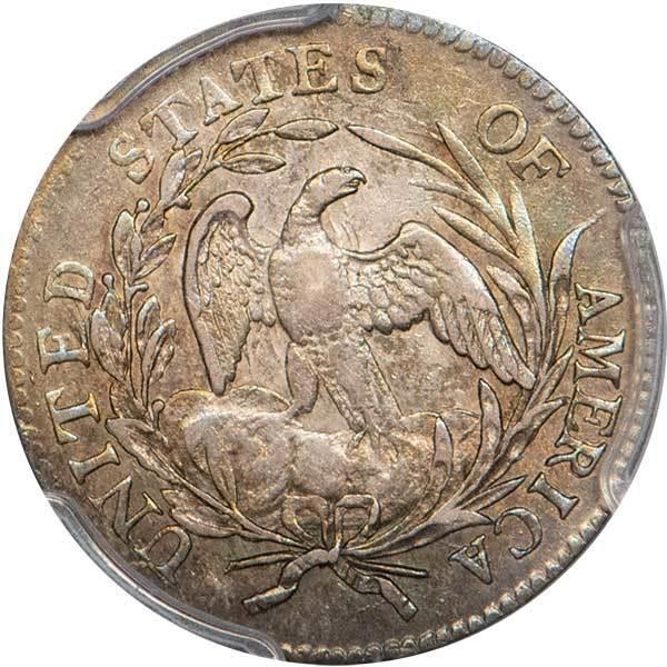 image for: 10C 1797 16 STARS. PCGS AU50 CAC