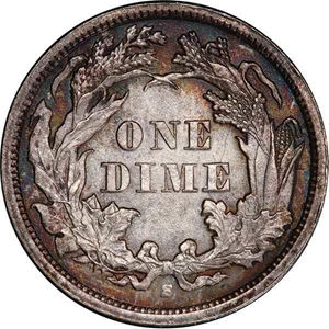 image for: 10C 1868-S PCGS MS64 CAC