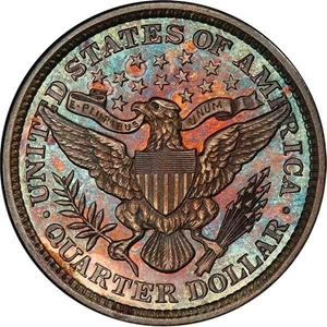 image for: 25C 1899 PCGS PR65 CAC