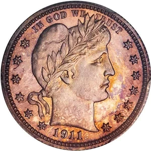 image for: 25C 1911 PCGS PR64 CAM CAC