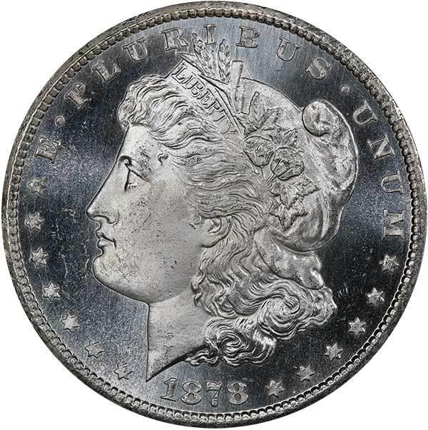 image for: $1 1878-CC PCGS MS64 DMPL CAC