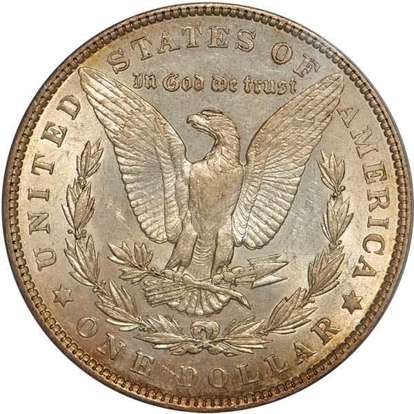 image for: $1 1901 DOUBLED DIE REVERSE. PCGS AU58 CAC