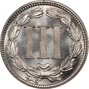 image for: 3CN 1883 PCGS MS65 CAC