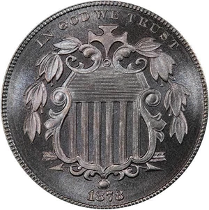 image for: 5C 1878 PCGS PR66 CAC