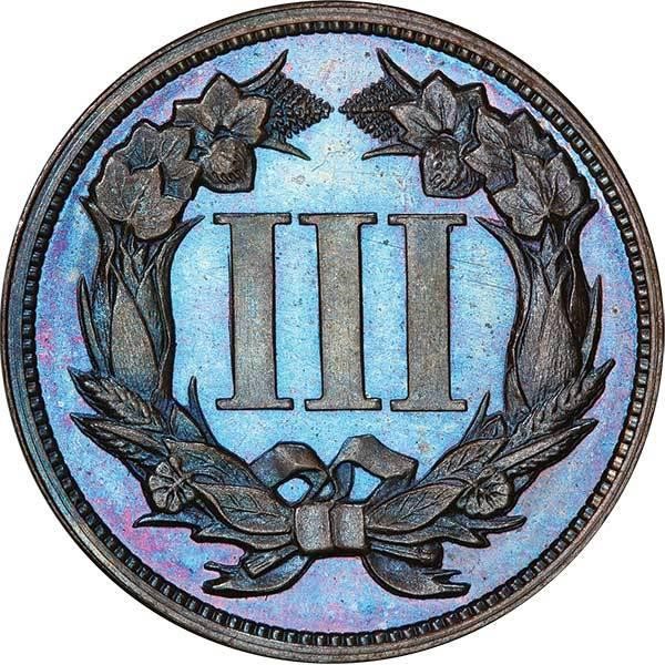 image for: 3C 1868 J-616. PCGS PR66+ BN CAC