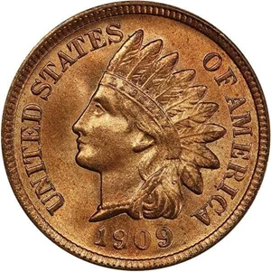 image for: 1C 1909-S INDIAN. PCGS MS66 RD CAC