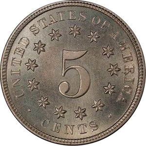 image for: 5C 1874 PCGS PR67+ CAC