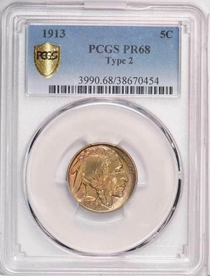image for: 5C 1913 TYPE 2. PCGS PR68