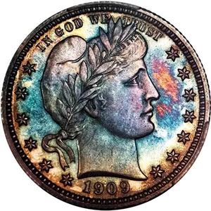 image for: 25C 1909 PCGS PR67