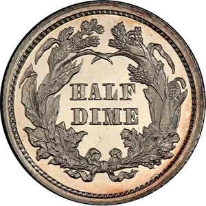 image for: H10C 1868 PCGS PR65 DCAM CAC