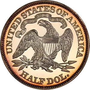 image for: 50C 1868 PCGS PR66 CAM