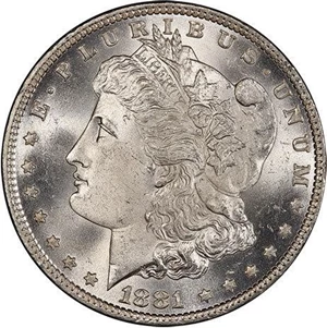 image for: $1 1881-O PCGS MS65+ CAC