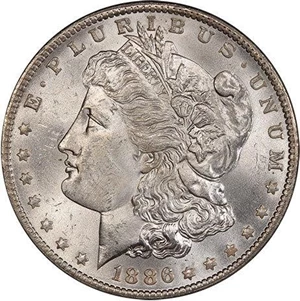image for: $1 1886-O PCGS MS64 CAC